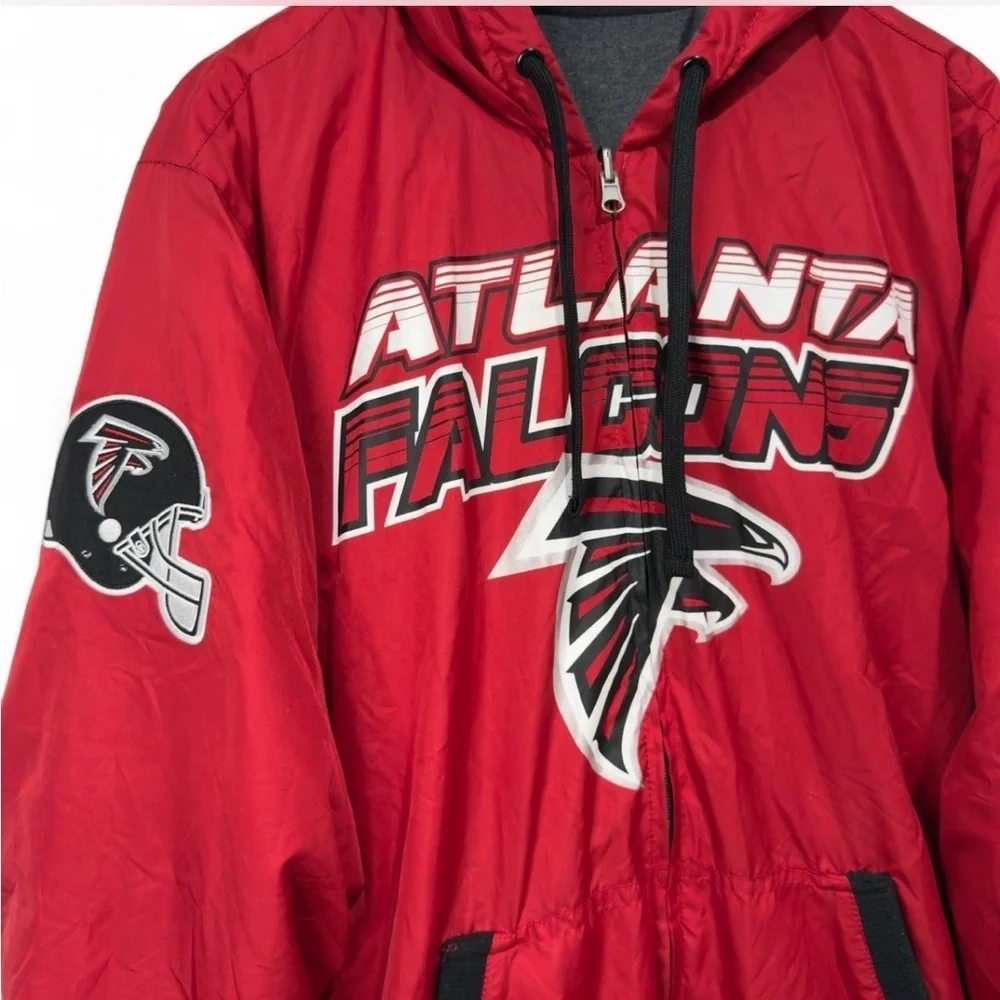 NFL Atlanta Falcons Reversible Full-Zip Hoodie Jacket G-III Sport Retro Football